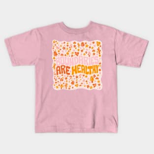 Boundaries Are Healthy Kids T-Shirt